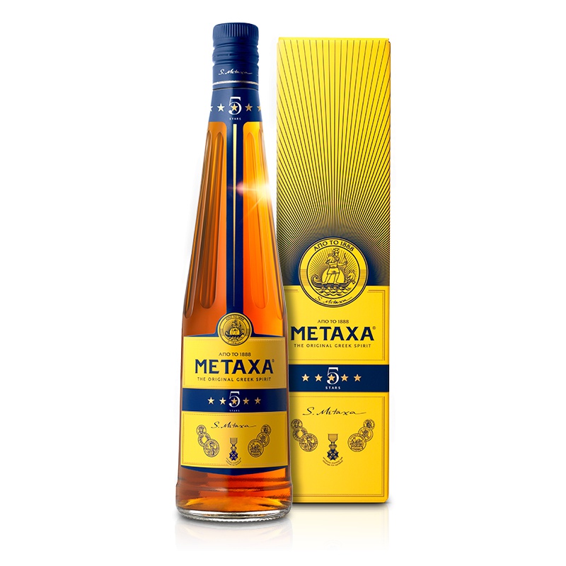 Metaxa 5* 0,7L 38% v krabičce