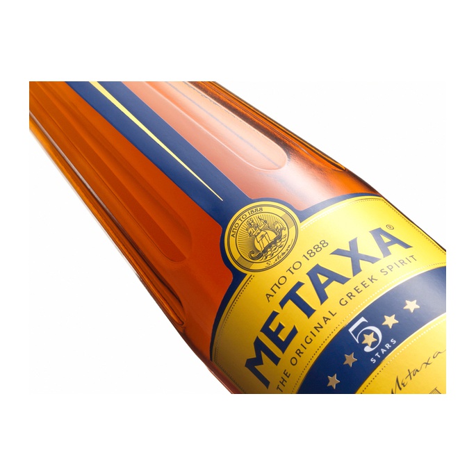 Metaxa 5* 0,7l 38% v krabičce se dvěma skleničkami