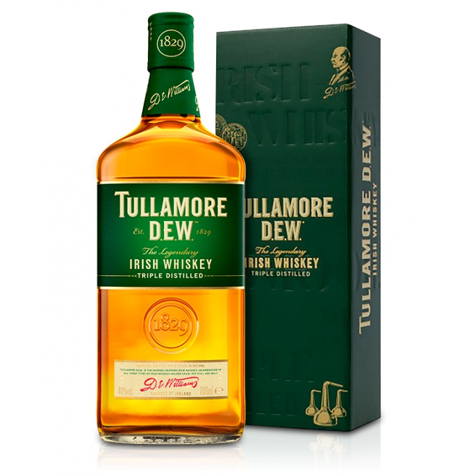 Tullamore D.E.W. 0,7l 40% v dárkové krabici