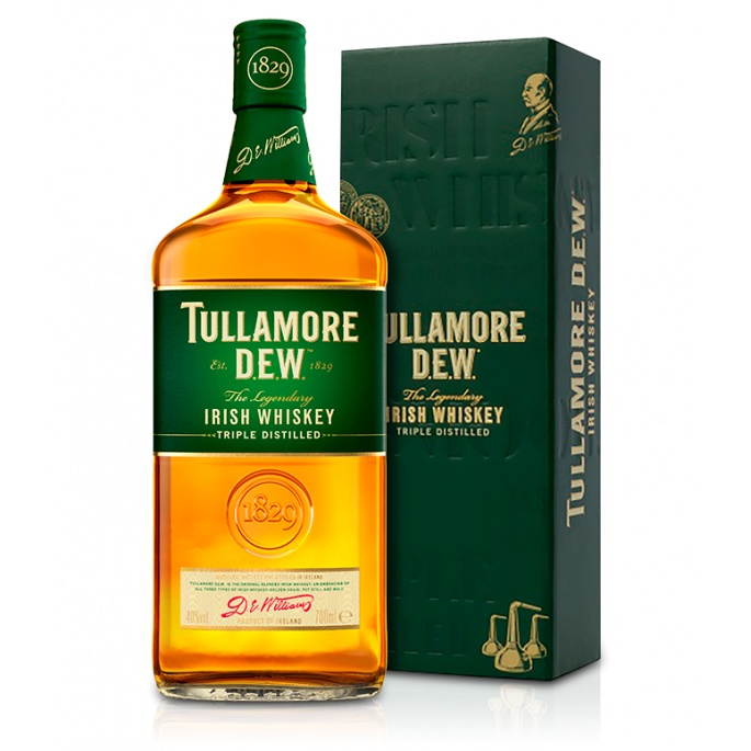 Levně Tullamore D.E.W. 0,7l 40% v dárkové krabici