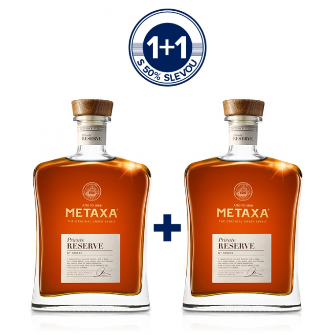 Metaxa Private Reserve 0,7l 40% AKCE 1+1 s druhou lahví za polovinu