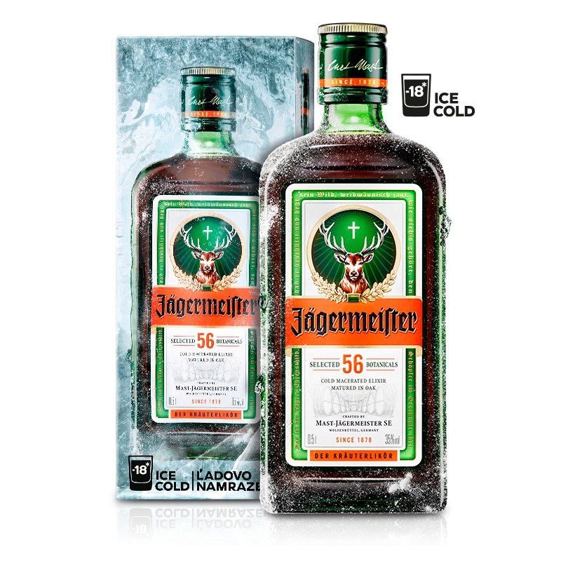 Jägermeister 0,5L 35% v krabičce