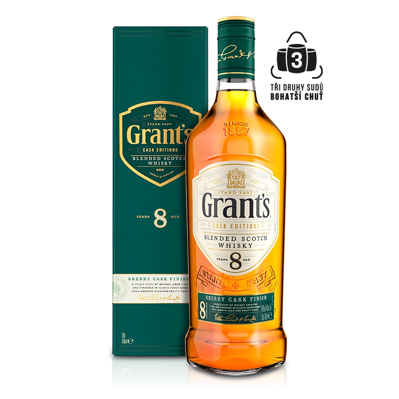 Grant´s Sherry Cask 8YO 0,7L 40%