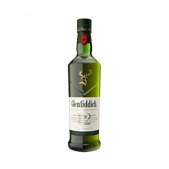 Glenfiddich 12YO 0,7L 40% bez krabičky