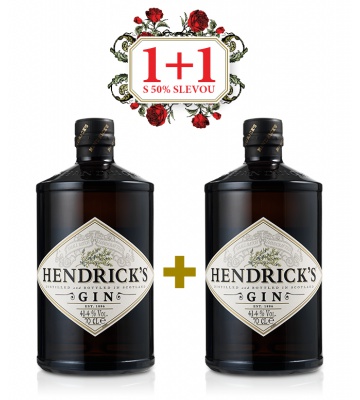 Hendrick´s Gin 0,7l 41,4% AKCE 1+1 s druhou lahví za polovinu