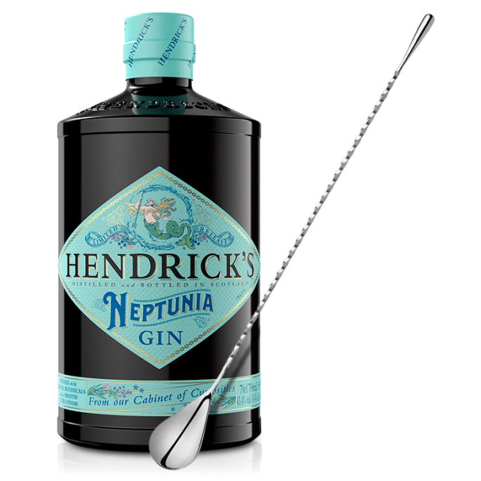 HENDRICK´S Neptunia gin 43.4% 0.7L + lžička