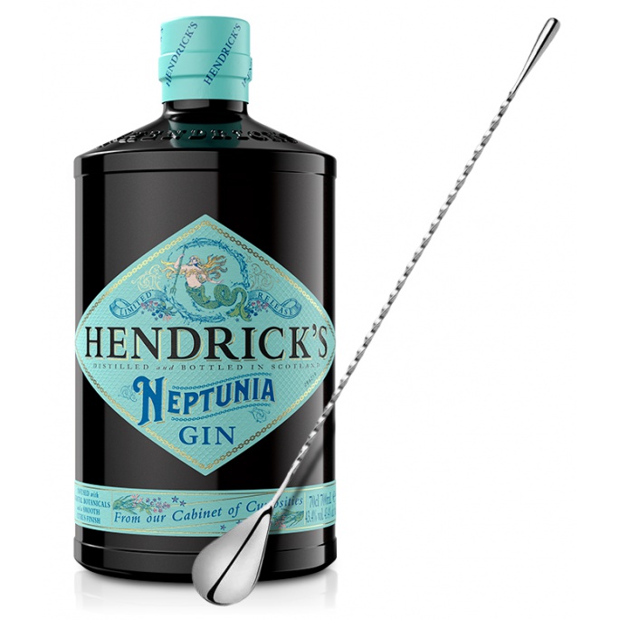 HENDRICK´S Neptunia gin 43.4% 0.7L + lžička