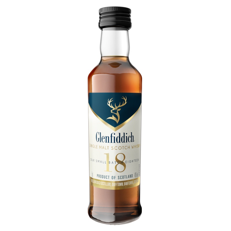 Glenfiddich 18YO 0,05L 40% | Bottles and Stories
