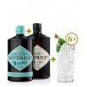 HENDRICK´S Neptunia Gin 0.7l + Hendrick´s Gin 0,7l s 6 originálními Hendrick’s sklenicemi