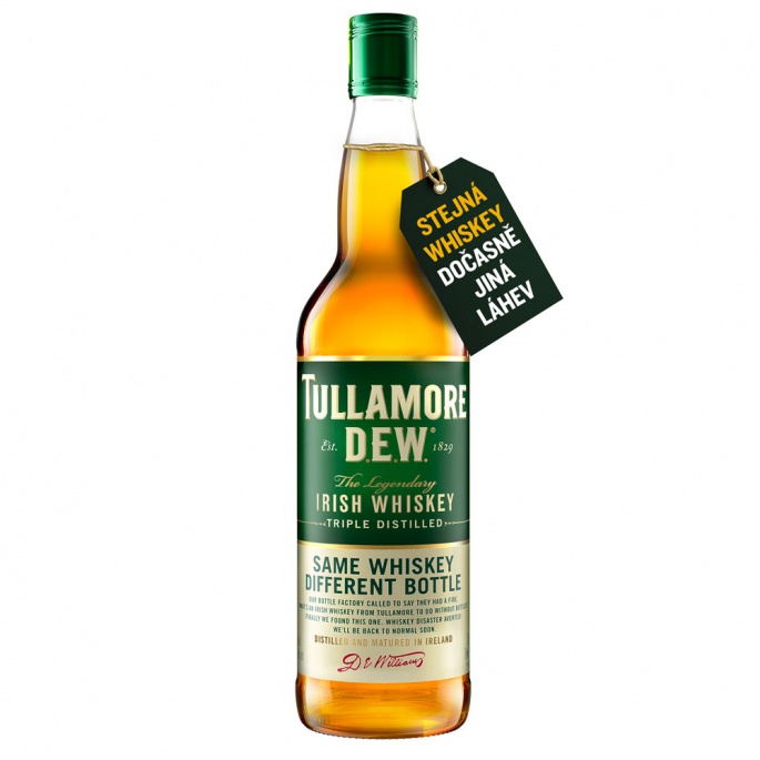Tullamore D.E.W. limitovaná kulatá láhev 0,7l