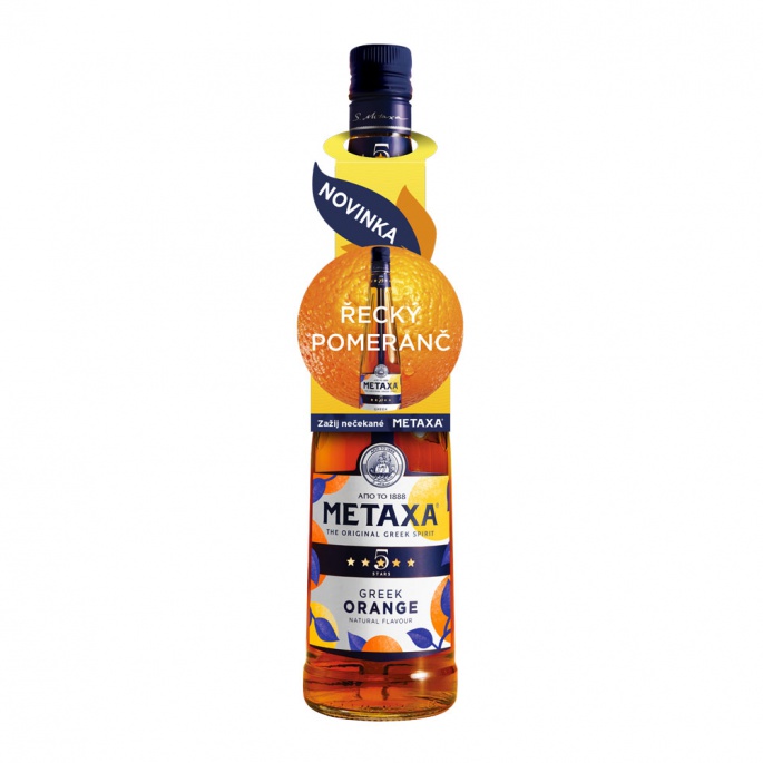 Metaxa 5* Greek Orange 0,7 l 38 %