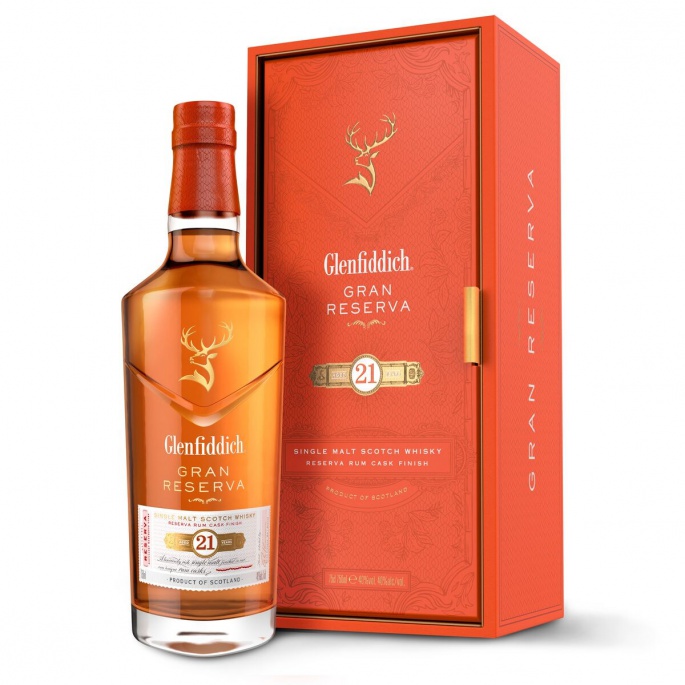 Levně Glenfiddich 21YO Gran Reserva Single Malt Scotch Whisky 0,7L 40%