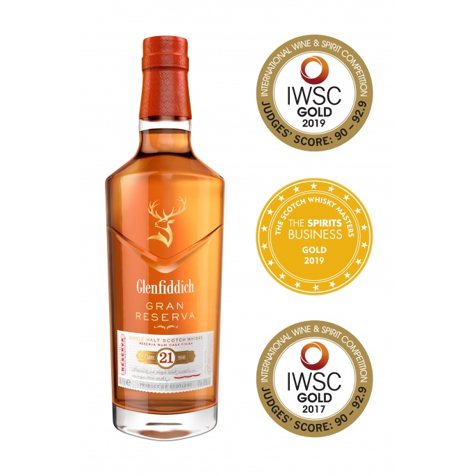 Glenfiddich 21 Year Old Gran Reserva Single Malt Scotch Whisky 0,7l 40%