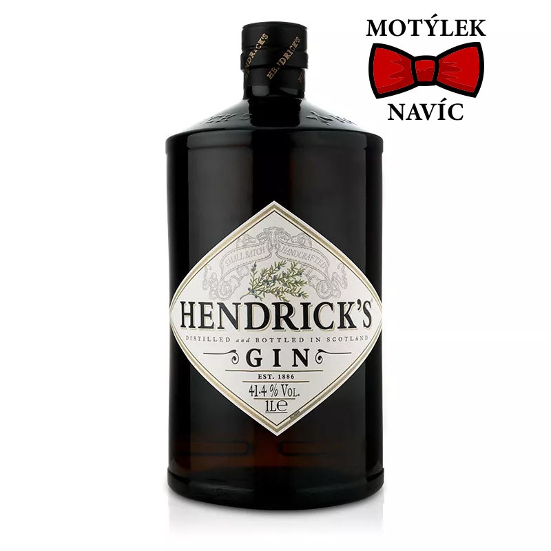 Hendrick´s Gin 1L 41,4% + motýlek