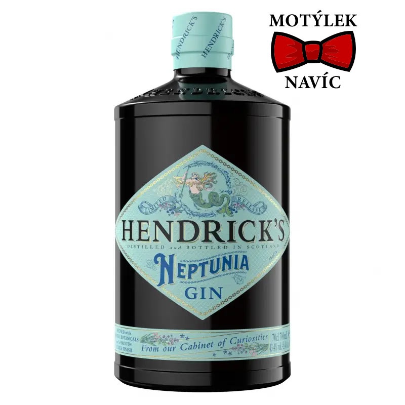 Hendrick´s Neptunia 0,7L
 43,4% + motýlek