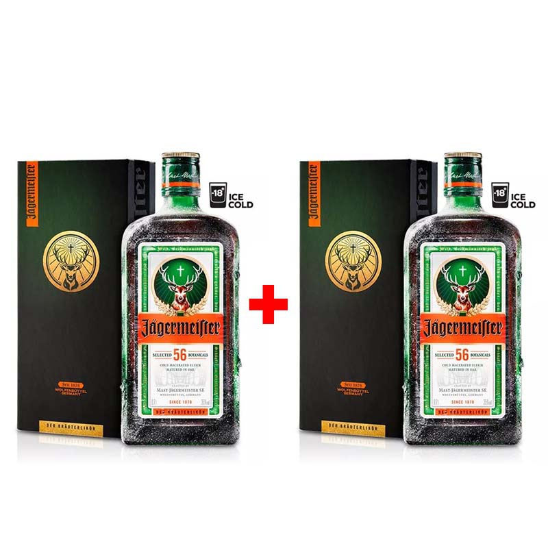 Výhodný balíček: 2x Jägermeister 0,7L (dárkové balení krabička) s 20% slevou