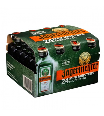 Výhodný balíček: 24x Jägermeister 0,02L s 20% slevou