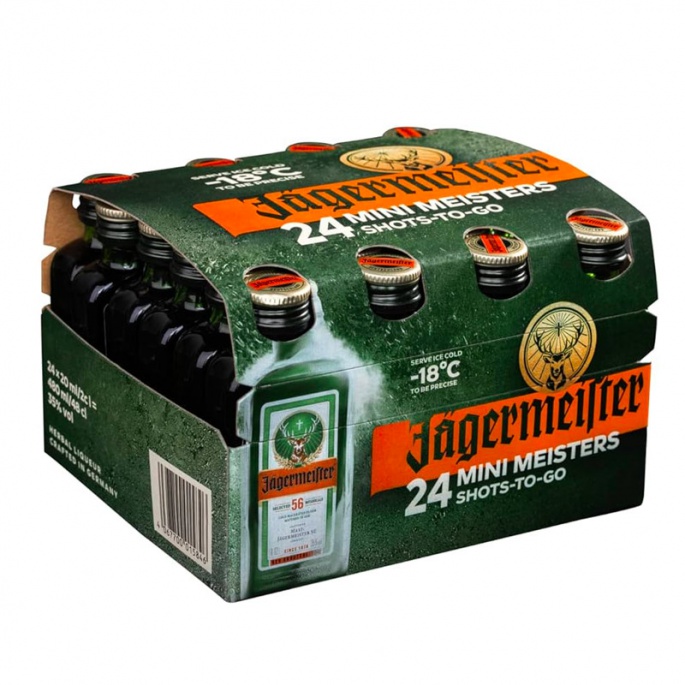 Levně Výhodný balíček: 24x Jägermeister 0,02L s 20% slevou