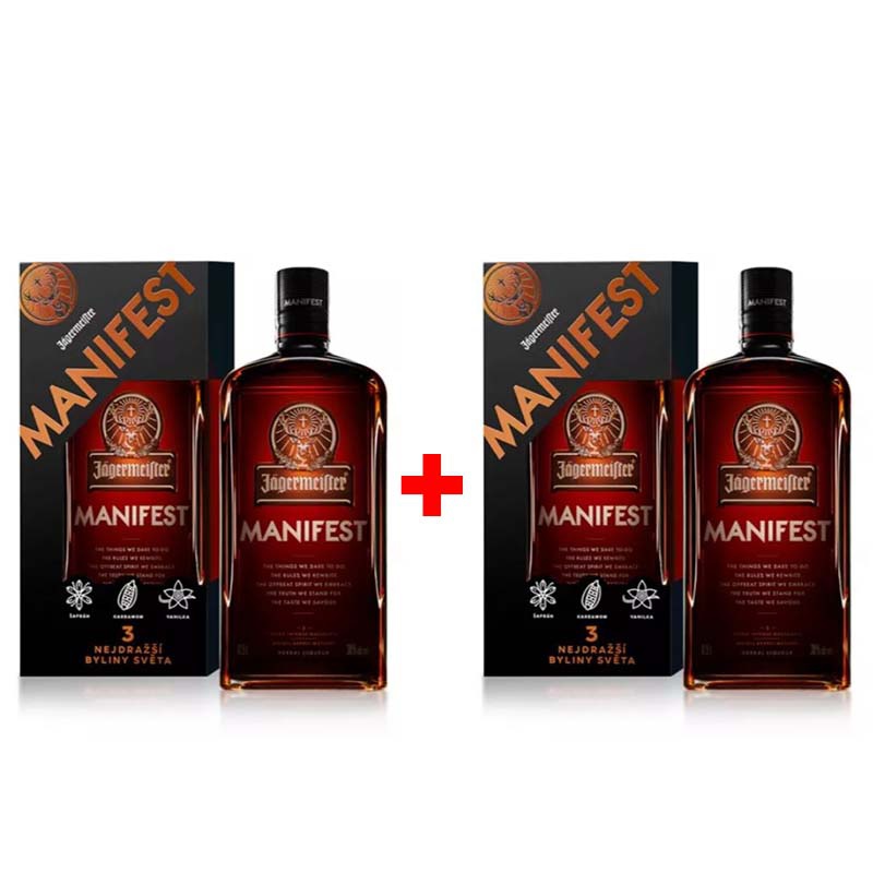 Výhodný balíček: 2x Jägermeister Manifest 0,5L GB s 20% slevou