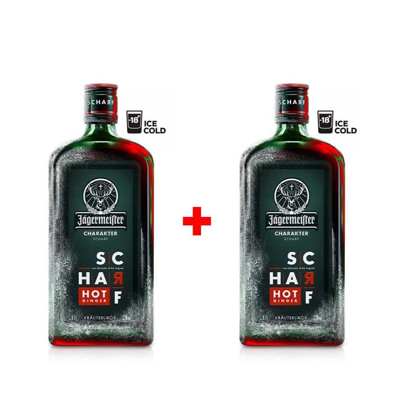 Výhodný balíček: 2x Jägermeister Scharf 0,7L s 20% slevou