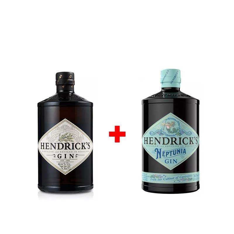 Výhodný balíček: Hendrick´s Gin 0,7L a Hendrick´s Neptunia gin 0,7L s 20% slevou