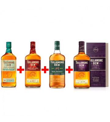 Ochutnej Tullamore D.E.W. 2 - výhodná sada 4 druhů whisky