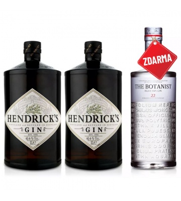 Výhodný balíček: 2x Hendrick´s Gin 1L + The Botanist Islay Dry Gin 0,7L ZDARMA