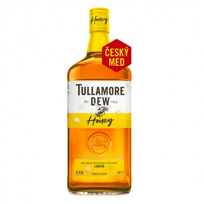 Tullamore D.E.W. Honey s českým medem 1L 35%