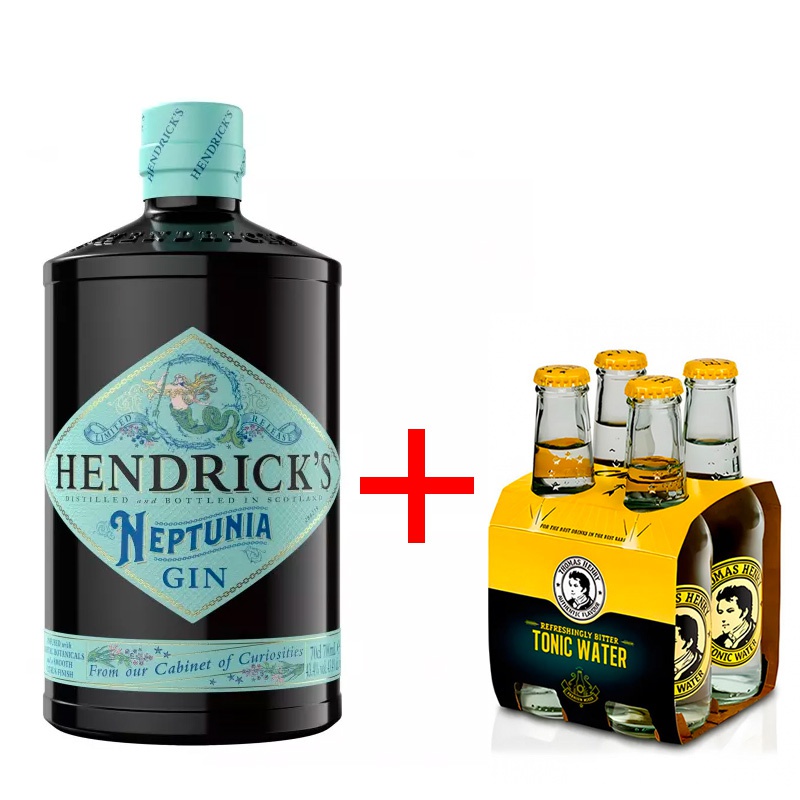 Hendrick´s Neptunia 0,7L 43,4%
 + 4x Thomas Henry Tonic Water