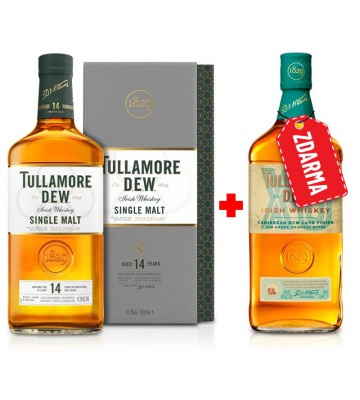 Akce 1+1: Tullamore D.E.W. 14YO Single Malt 0,7L + Tullamore D.E.W. Rum Cask 0,7L ZDARMA