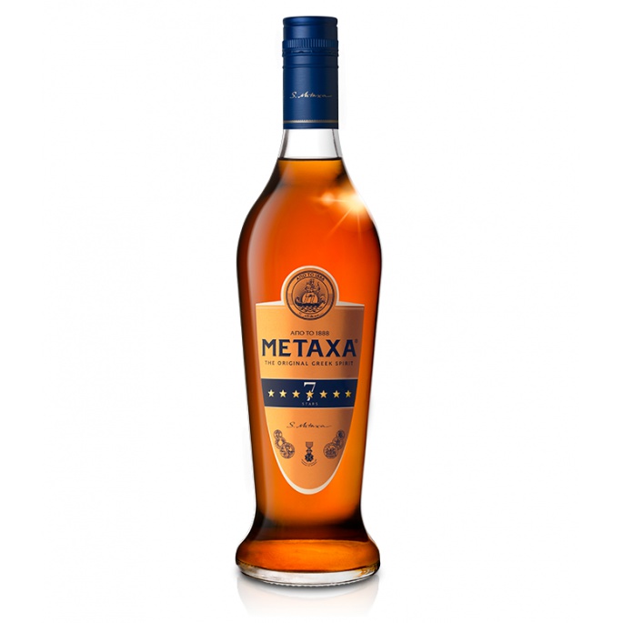 Metaxa 7* 0,7L AKCE 1+1 s druhou lahví za polovinu