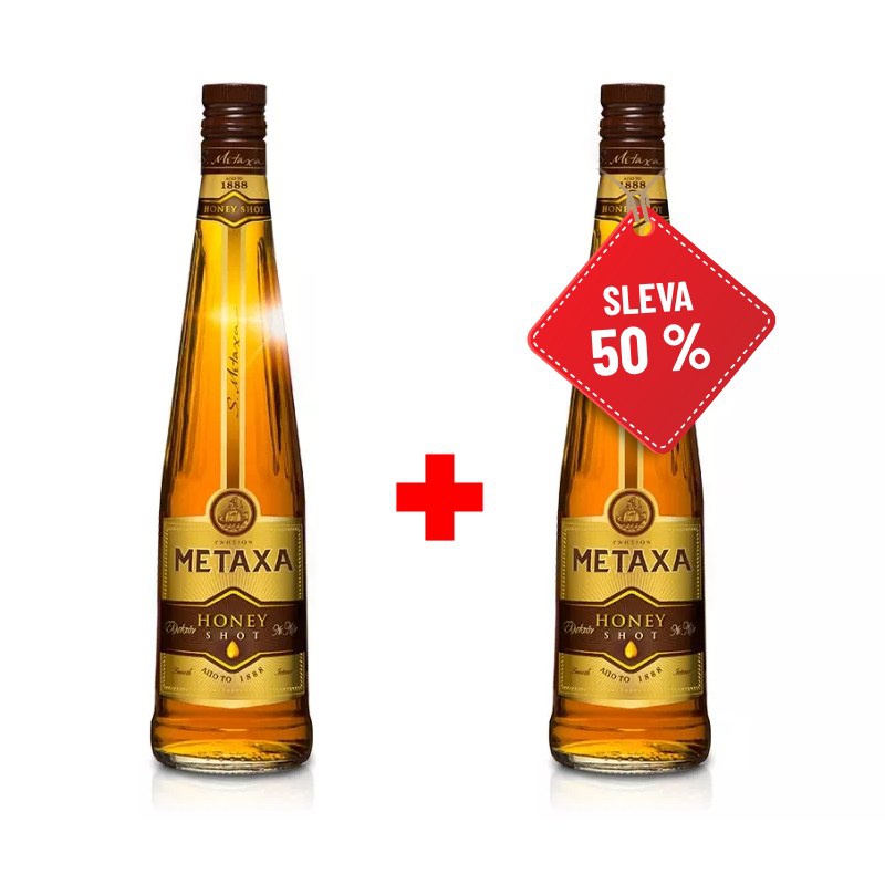 Metaxa Honey Shot 0,7L AKCE 1+1 s druhou lahví za polovinu