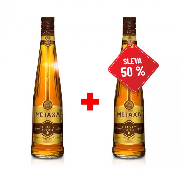 Metaxa Honey Shot 0,7L AKCE 1+1 s druhou lahví za polovinu