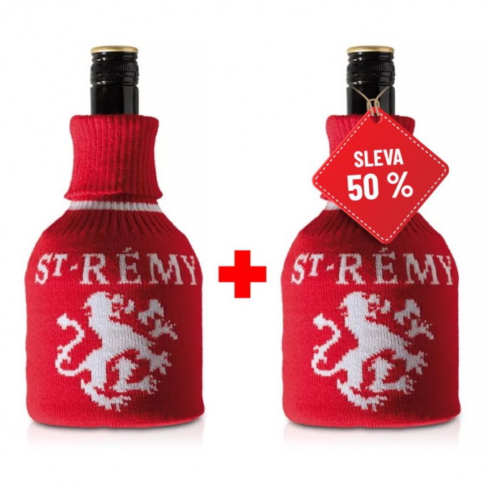 St-Rémy XO 0,7L Knitwear dárkové balení AKCE 1+1 s druhou lahví za polovinu