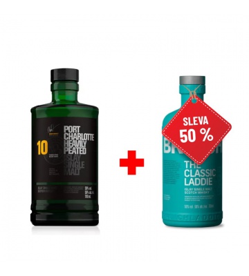 Výhodný balíček: Port Charlotte 10YO 0,7L a Bruichladdich Classic Laddie 0,7L za polovinu