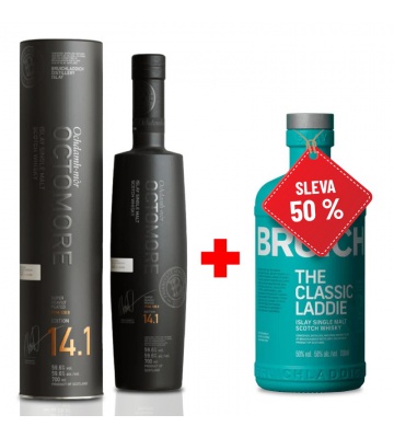 Balíček: Bruichladdich Octomore 14.1 0,7L a Bruichladdich Classic Laddie 0,7L za polovinu