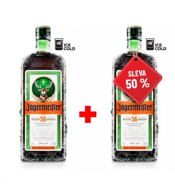 Jägermeister 1,75L 35% AKCE 1+1 s druhou lahví za polovinu