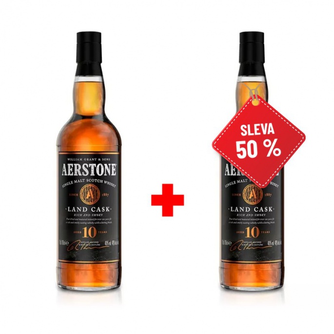 Aerstone Land Cask 0,7L 40% AKCE 1+1 s druhou lahví za polovinu