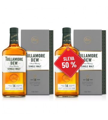 Tullamore D.E.W. 14YO Single Malt 0,7L AKCE 1+1 s druhou lahví za polovinu