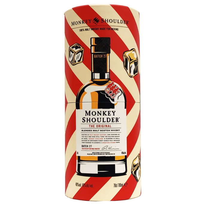 Monkey Shoulder 0,7L v dárkové krabičce AKCE 1+1 s druhou lahví za polovinu