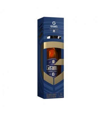 Grant´s Triple Wood 8YO 0,7L 40% v krabičce se skleničkou