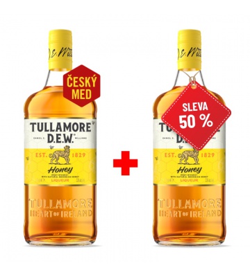 Tullamore D.E.W. Honey s českým medem 0,7L 35% AKCE 1+1 s druhou lahví za polovinu