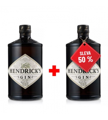 Hendrick´s Gin 0,7L 41,4% AKCE 1+1 s druhou lahví za polovinu