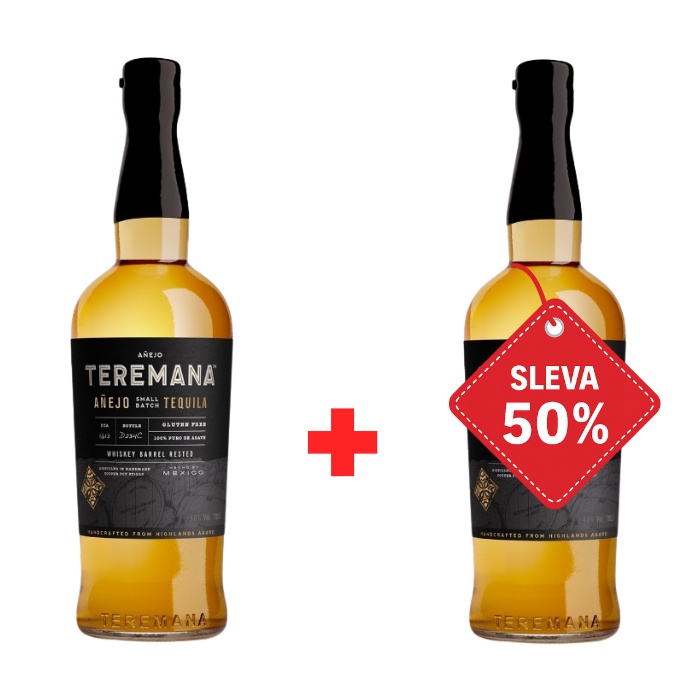 Teremana Anejo „The Rock“ Johnson 0,7l AKCE 1+1 s druhou lahví za polovinu