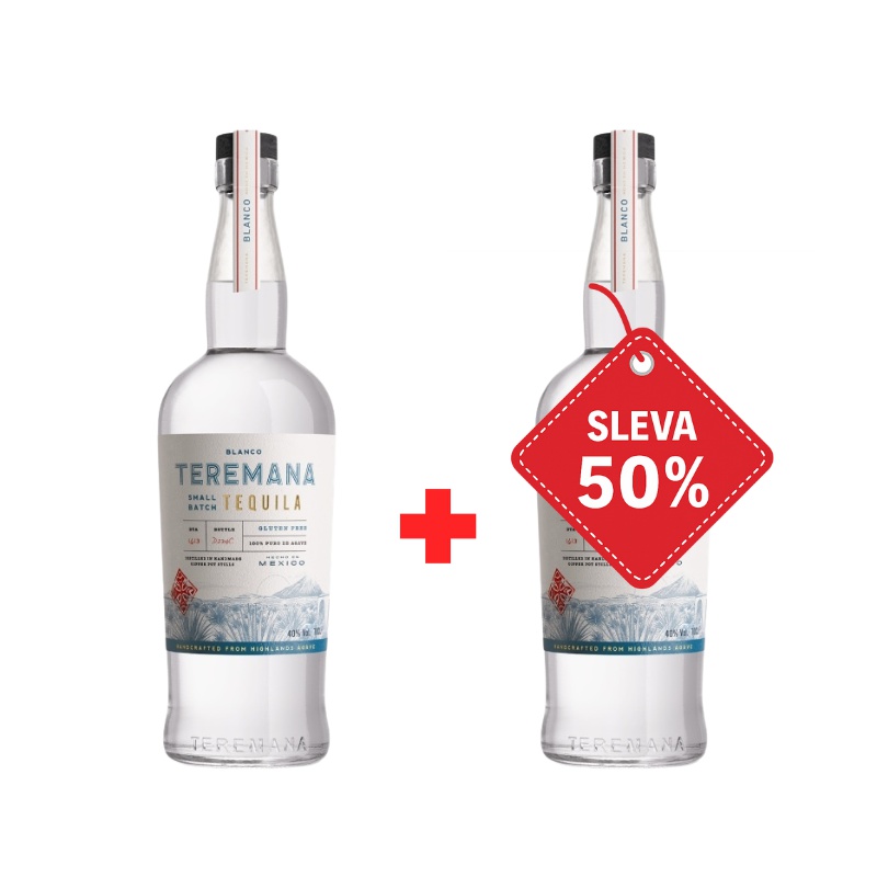 Teremana Blanco by Dwayne „The Rock“ Johnson 40% 0,7L AKCE 1+1 s druhou lahví za polovinu