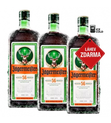 Akce 2+1: 2x Jägermeister 1,75L + Jägermeister ZDARMA