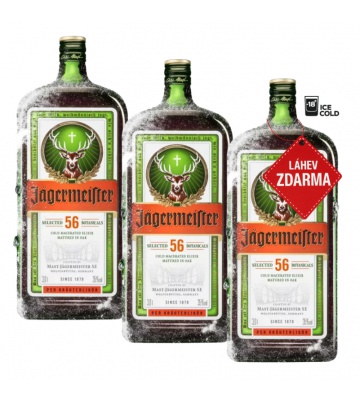 Akce 2+1: 2x Jägermeister 3L + Jägermeister ZDARMA