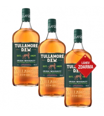 Akce 2+1: 2x Tullamore D.E.W. 1,75L + Tullamore D.E.W. ZDARMA