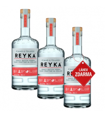 Akce 2+1: 2x Reyka Vodka 0,7L + Reyka Vodka ZDARMA