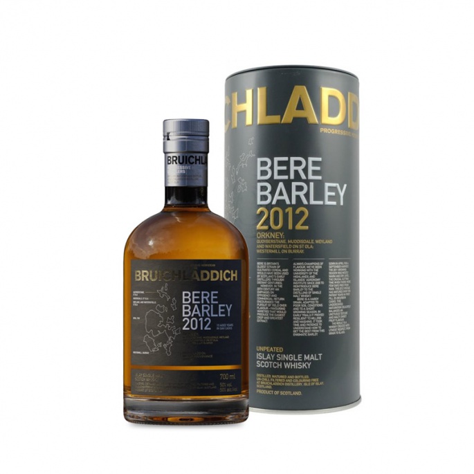 Akce 2+1: 2× Bruichladdich Bere Barley GPK 0,7L 50 % + Bruichladdich Barley 0,7L ZDARMA